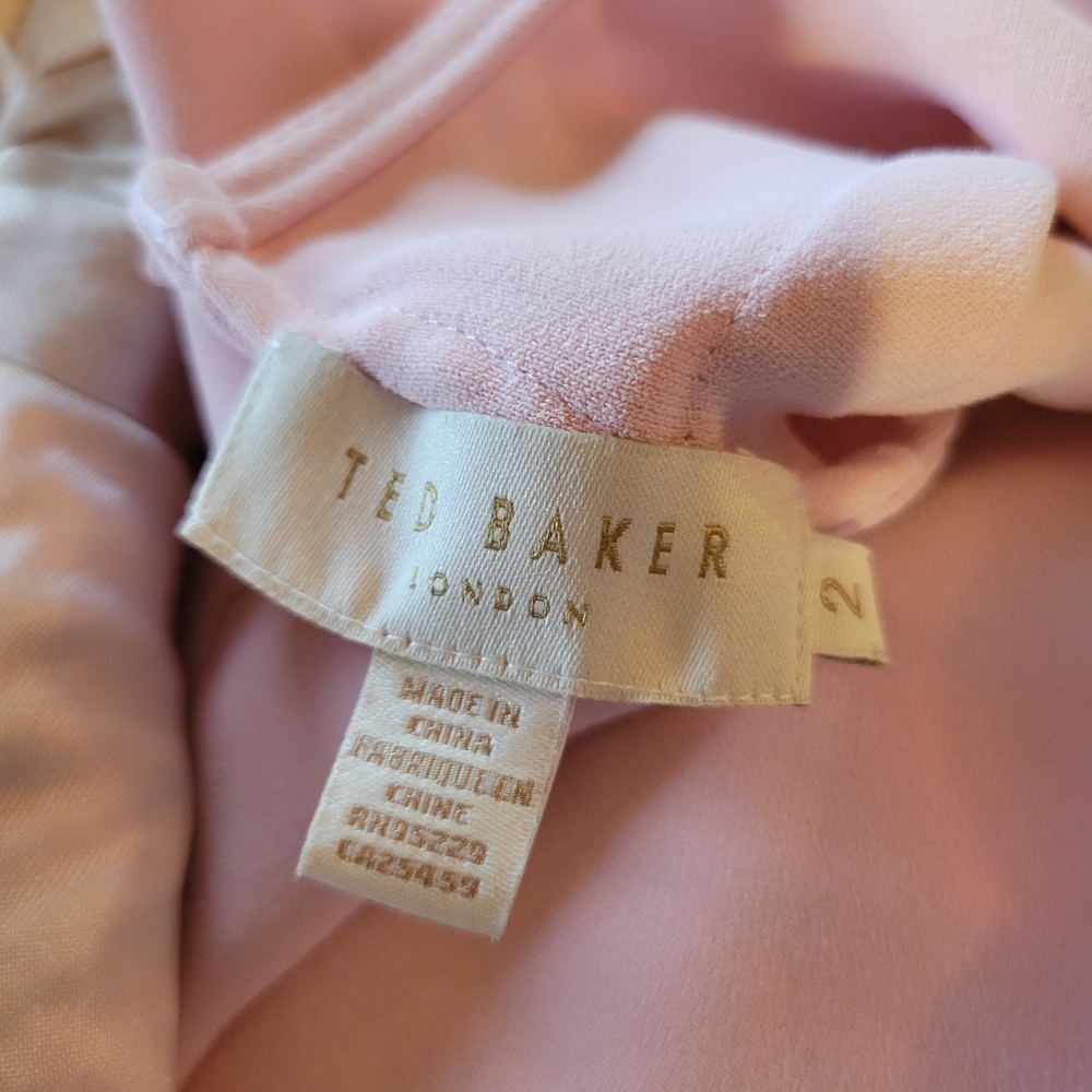 Ted Baker Scalloped Cami Top Sz. 2 (US 6) - Picture 10 of 11